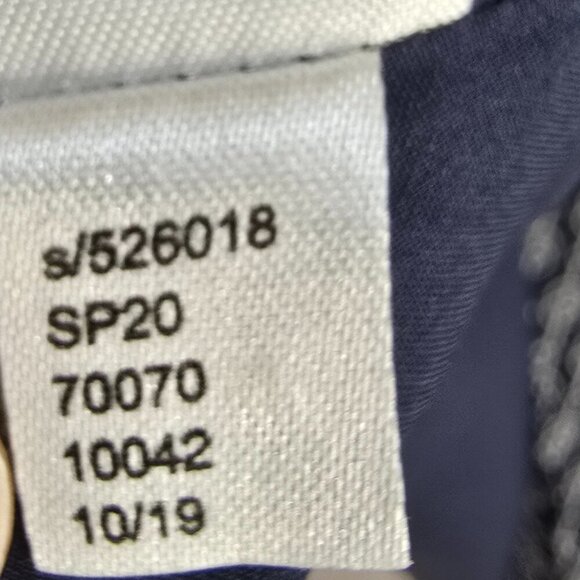 Ann Taylor Factory Shift Dress - Navy and White Bridle or Chain Link Pattern - Picture 8 of 9